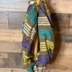 Colorful, Striped WrapARound Scarf